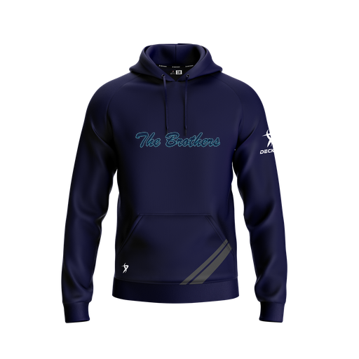 [FOLHSMNV-YXS-LOGO1] Decker Summit Hoodie (Youth XS, Navy, Logo 1)