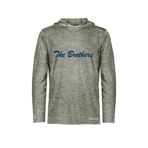 [FOLHCGGY-AS-LOGO1] Decker Men's Charge Hoodie (Adult S, Gray)