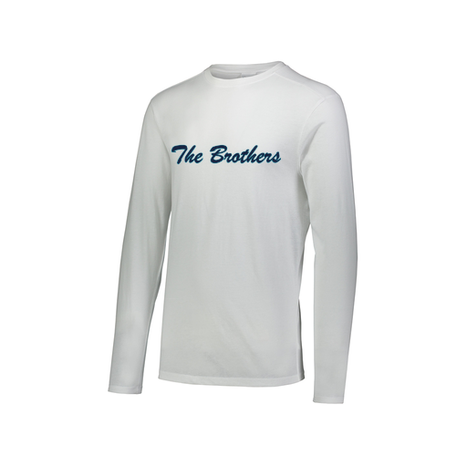 [FTLCUBWH-AXS-LOGO1] Decker Men's Tri-Blend T-Shirt - Long Sleeve (Adult XS, White, Logo 1)